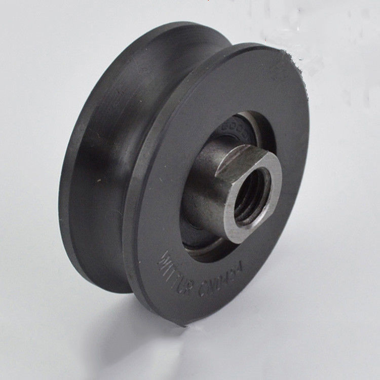 Original Elevator Spare Parts , Wittur Elevator Door Pulley 45*15*6000