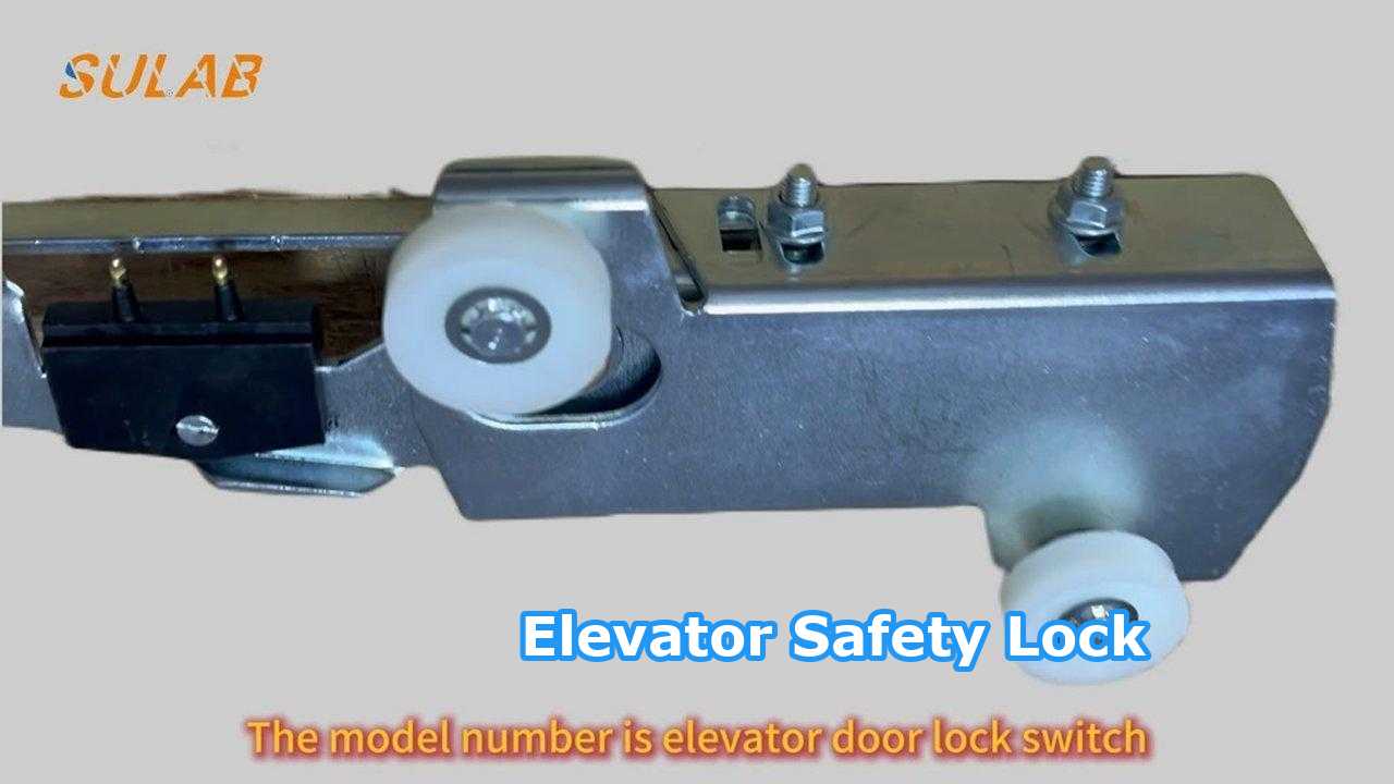 Elevator Landing Door Lock with High-Strength Metal Structure for Shaft Safety Interlock and Precise Mechanical Linkage Design