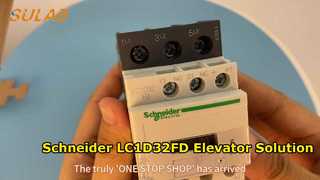 Schneider LC1D32FD 3‑Pole Power Contactor 32A 110VDC Coil 1NO+1NC Aux For Elevator Control Cabinet S