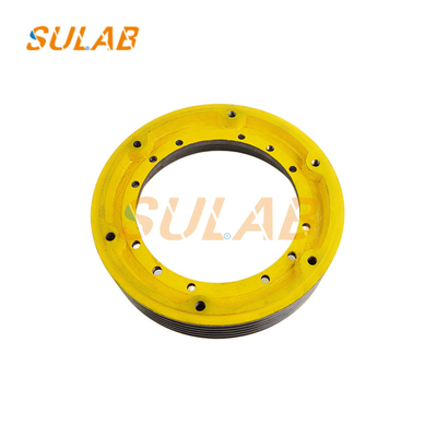 SULAB Cast Iron Elevator Wheel Rollers Main Traction Sheave In Elevator