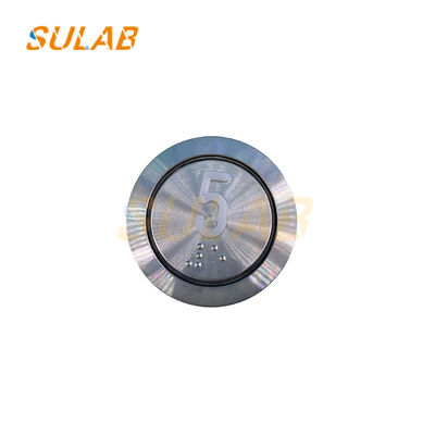 Original Replacement Elevator Switch Button Bst Button Braille Elevator Button Elevator Round Button With Braille Blue Light Elevator Accessories A4n18639