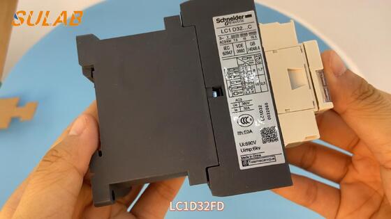 Schneider LC1D32FD 3-Pole Power Contactor 32A 110VDC Coil 1NO+1NC Aux for Elevator Control Cabinet