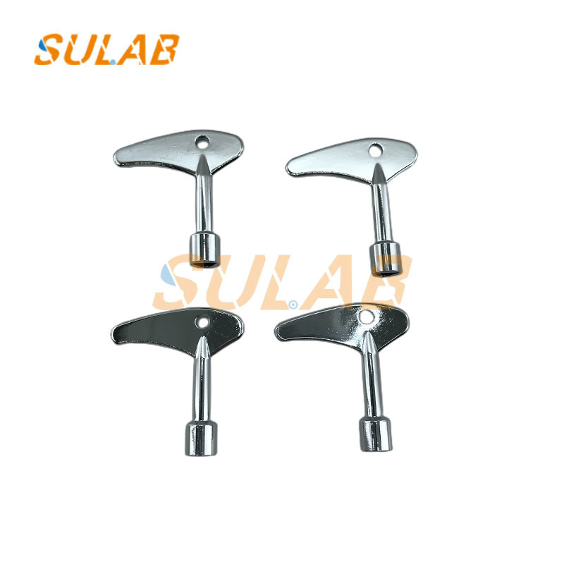 Elevator Lift Spare Parts Stainless Steel Triangle Door Lock Key Contact