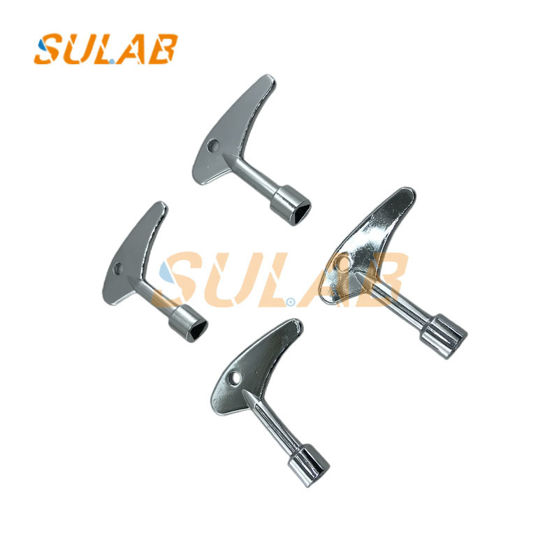 Elevator Lift Spare Parts Stainless Steel Triangle Door Lock Key Contact