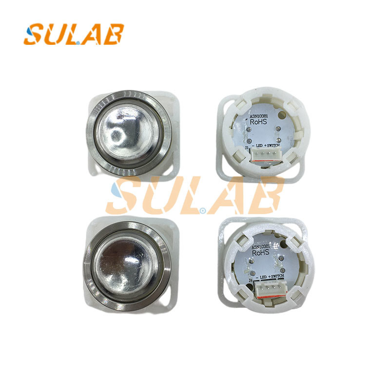 Round BST Push Button Elevator Lop Cop Button A3N10381 With Cover