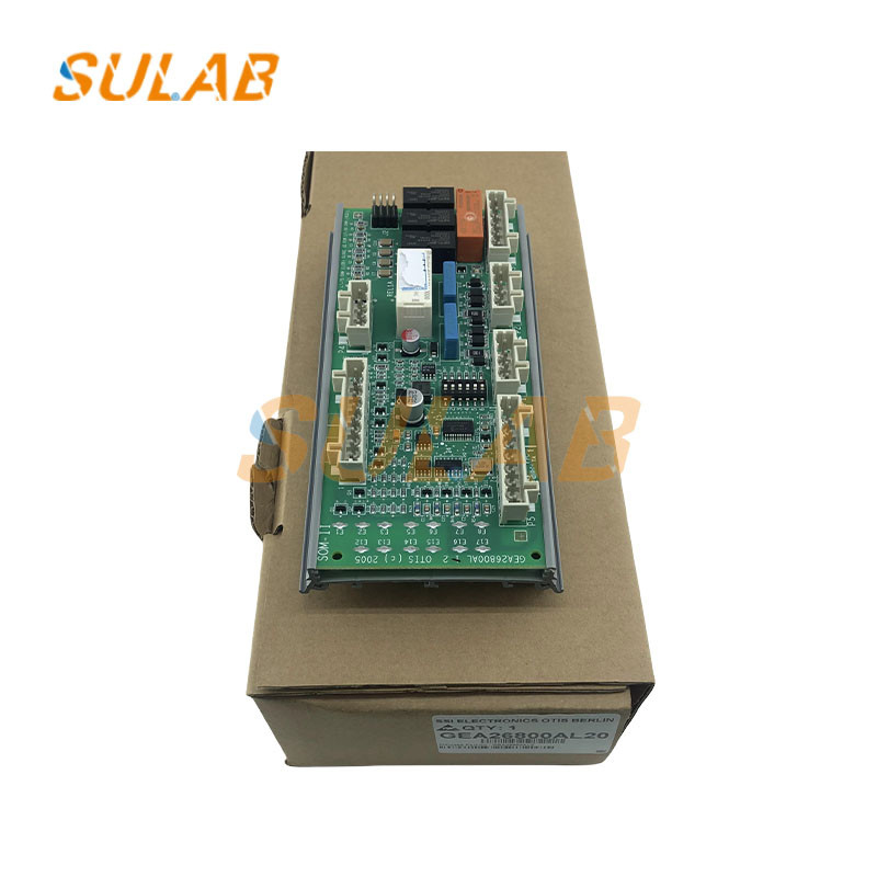 Otis Elevator SOM-II Parallel Board Electronic Duplex Main PCB GEA26800AL1 GEA26800AL2