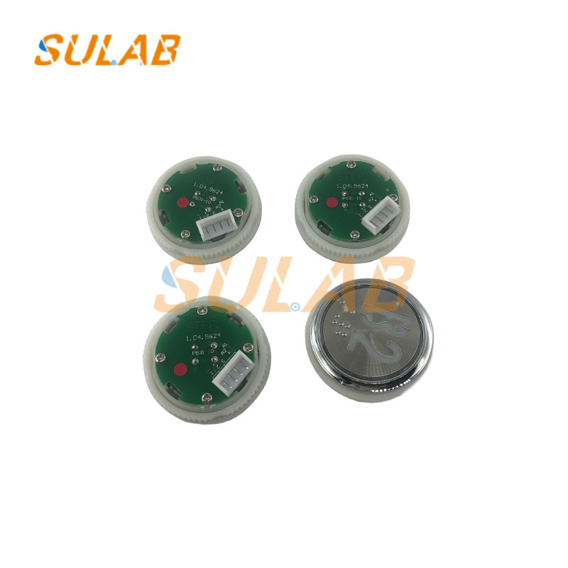 Elevator Lift Spare Parts Lop Cop Round Push Button PB31-10 Red Light White Light Blue Braille