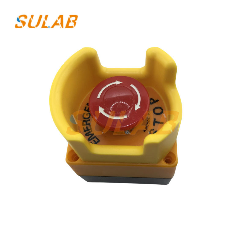 Lift Elevator Spare Parts Safety Emergency Stop Mushroom Button Switch Box LAY7-11ZS