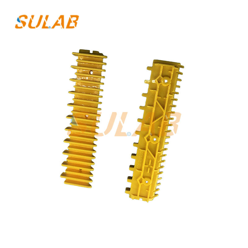 Yellow Plastic Step Demarcation Strip Escalator Spare Parts SCS 319900 319901 319902