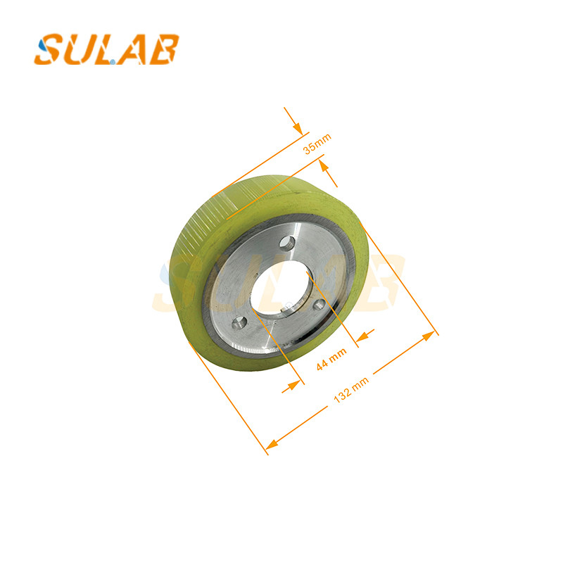 Mitsubishi Escalator Friction Wheel 132*35*44 Handrail Drive Wheel YS011C272G01 Pressure Wheel Original