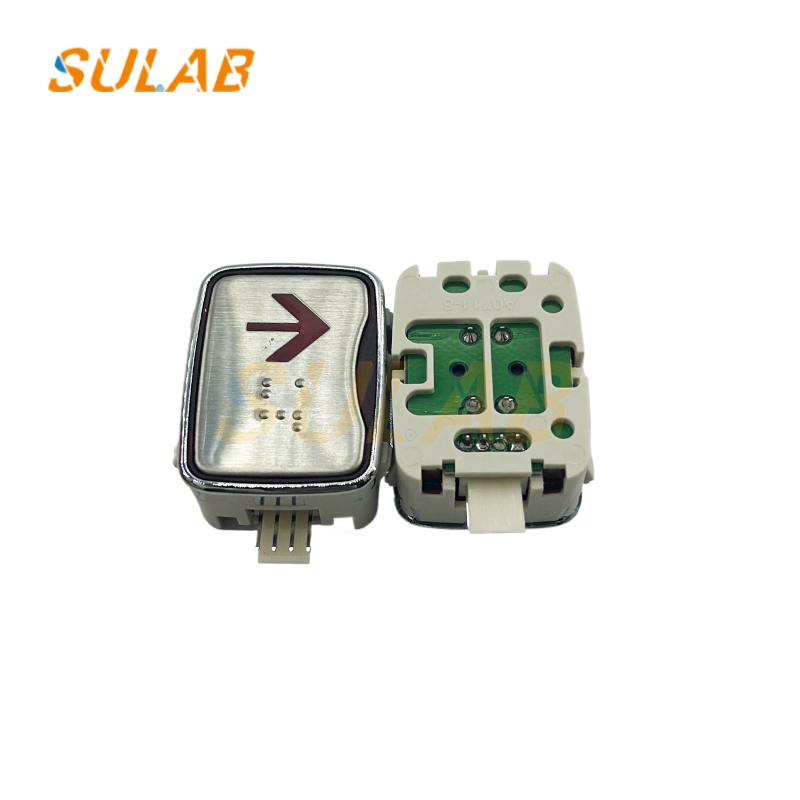 Elevator Accessories Stainless Steel Call Button Elevator Button Square Button  A0711-8