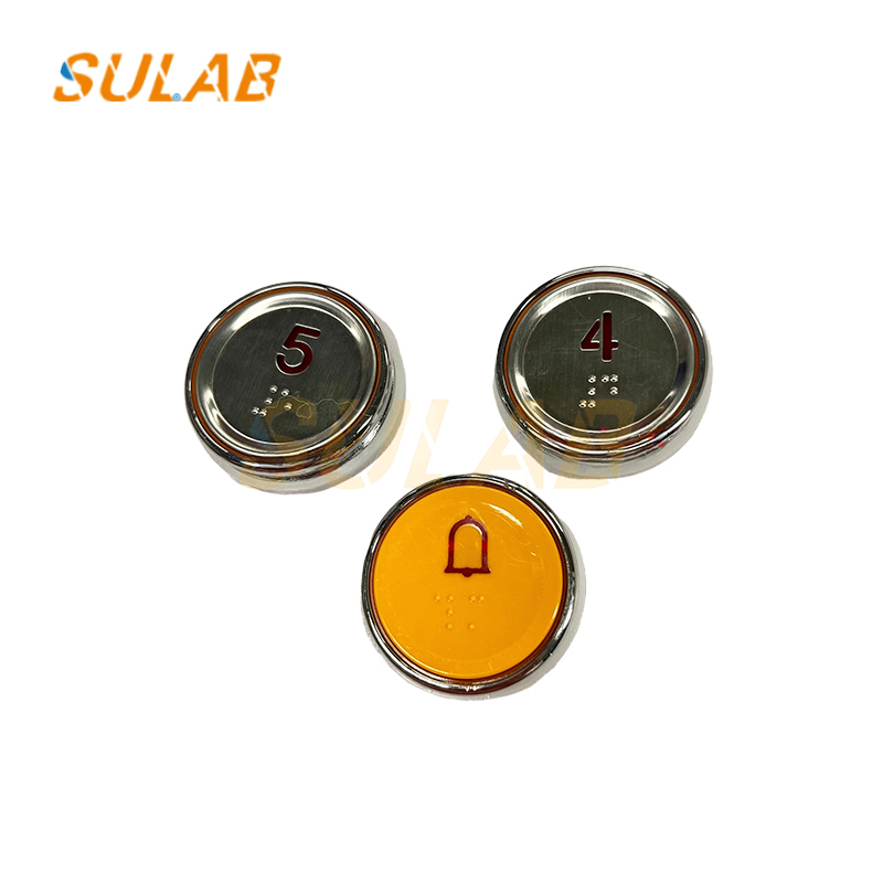 LG SIGM* AK-29B Round Elevator Push Button 30mm Stainless Steel