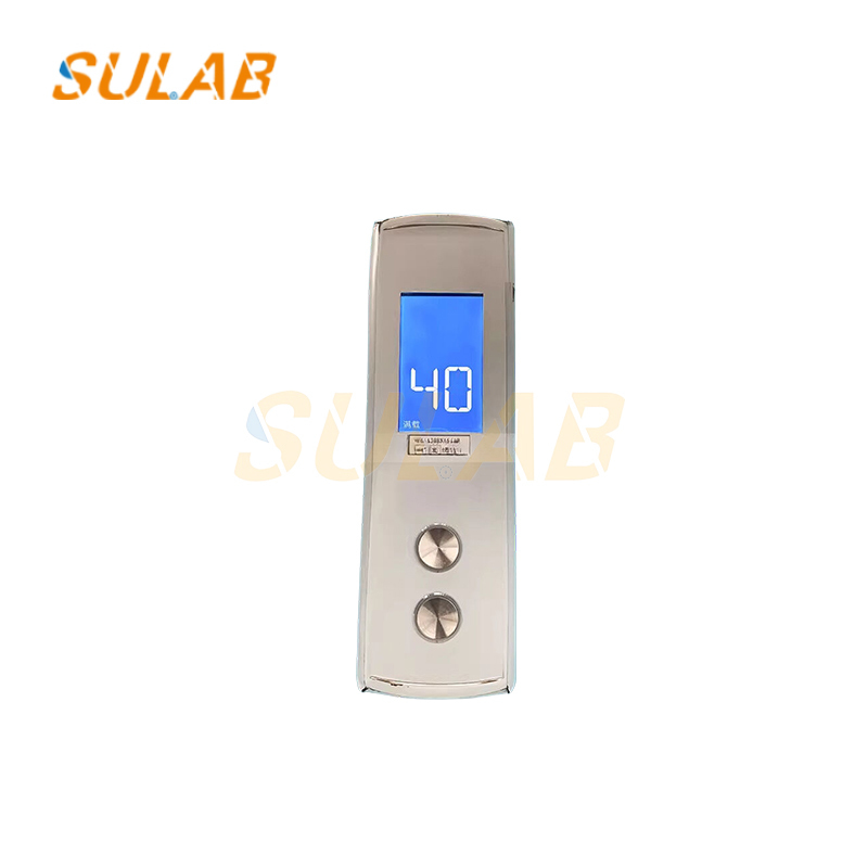 Sulab XAA308NA 5AS Elevator Call Board Black Blue Screen Square Button