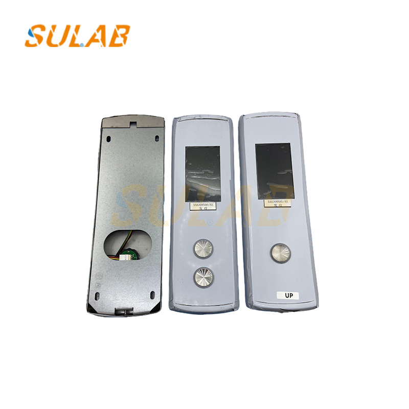 Sulab XAA308NA 5AS Elevator Call Board Black Blue Screen Square Button
