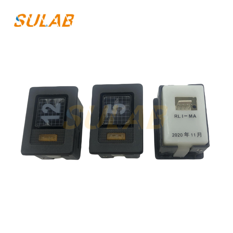 Hitachi RLI-MA Elevator Button Push Button with 3-Pin and 4-Pin Configurations for Hall Call and Car Operating Panel