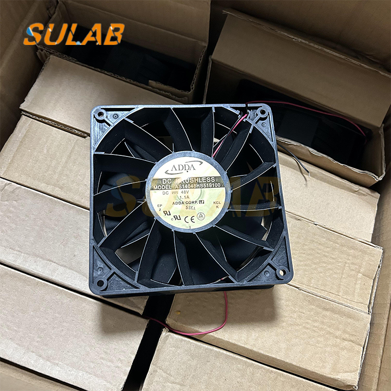 140mm×140mm 48V High Air Volume Cooling Fan for Elevator Systems with Ball Bearing