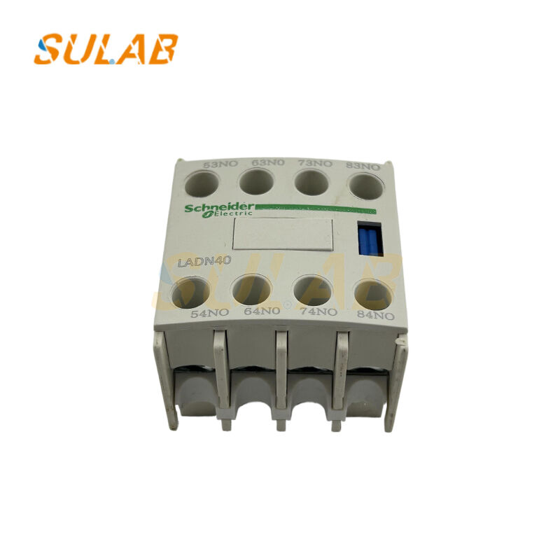 Schneider Electric LADN40C 40A 24V DC Front Auxiliary Contacts for Elevator Motor Control