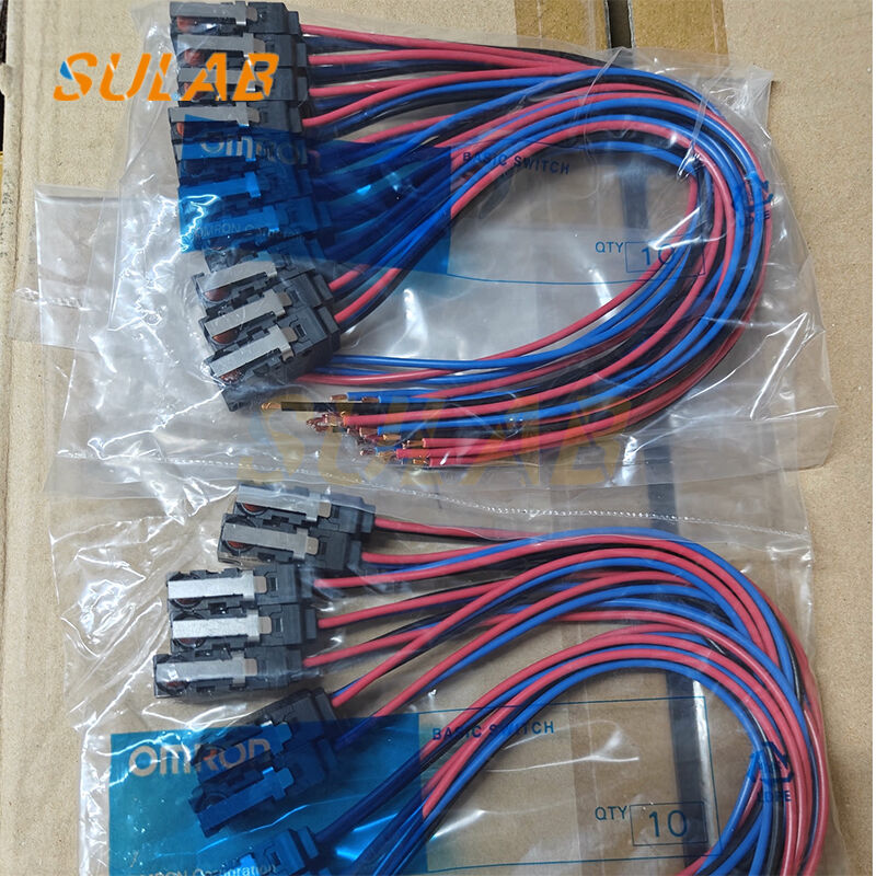 D2VW-5-1M IP67 Snap-Action Brake Switch 5A 250VAC with Wire Leads for Elevator Safety Limit Switch