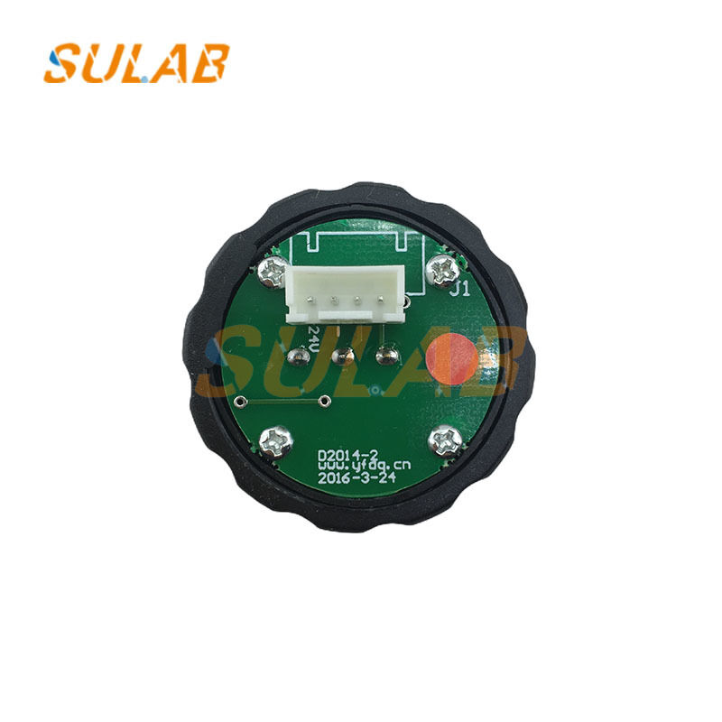 SC 5400 Elevator D-Type Round Button with 3-Pin / 4-Pin Version and LED Backlight in Stainless Steel Bezel