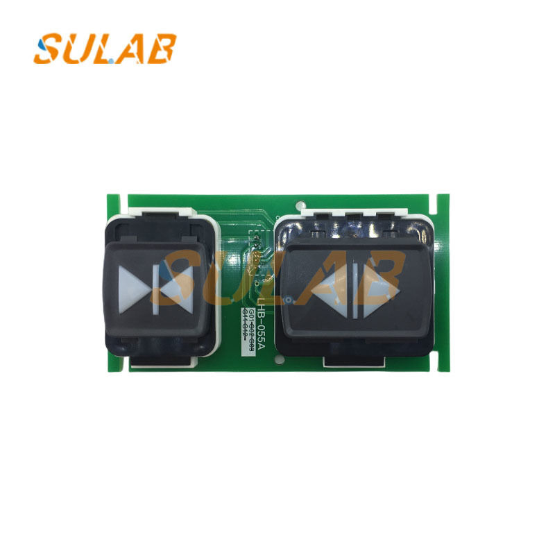 Original Mitsubishi Elevator Door Button LHB-055AG01 with Backlight Tactile Feedback and Dustproof Moisture-Proof Design