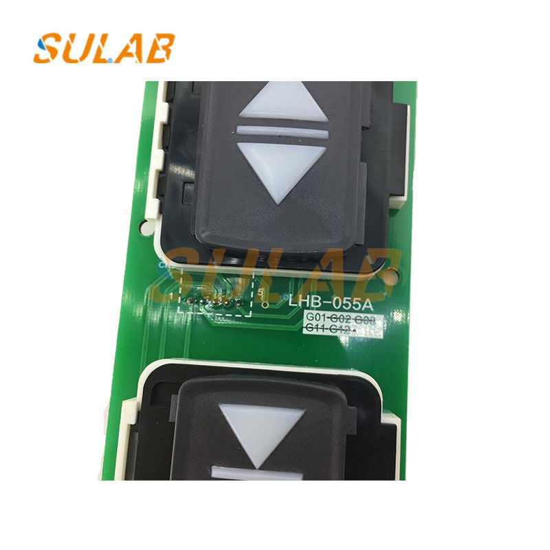 Original Mitsubishi Elevator Door Button LHB-055AG01 with Backlight Tactile Feedback and Dustproof Moisture-Proof Design