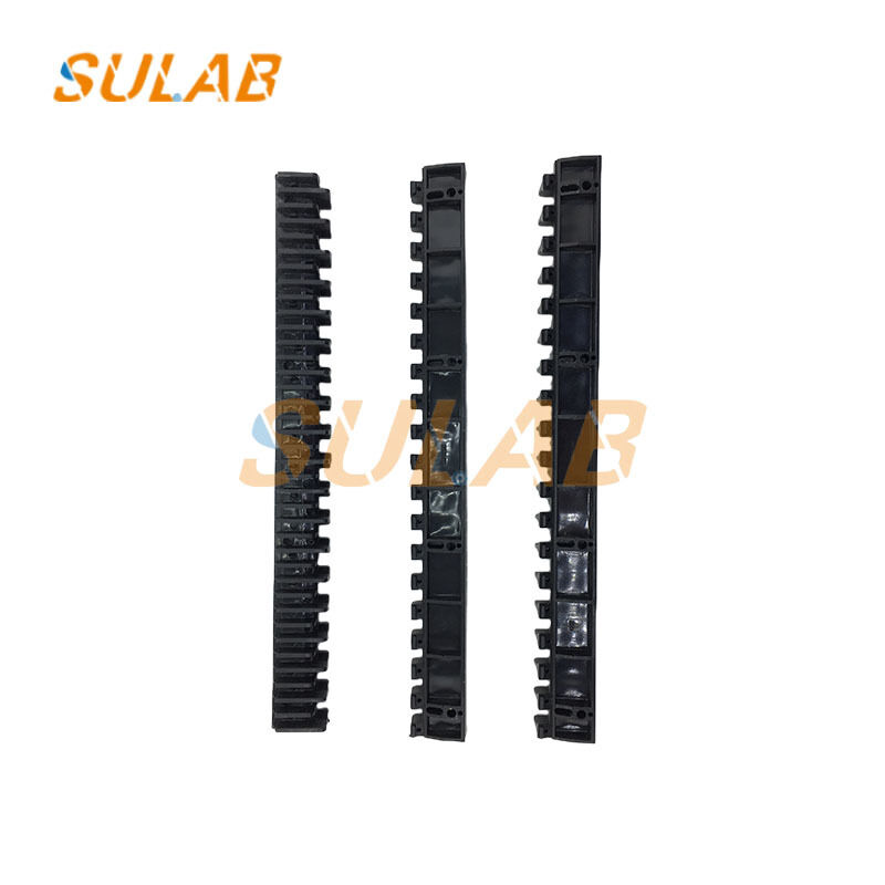 High-Grade ABS Plastic Escalator Step Demarcation Strip with 19-Tooth Snap-On Mounting and High-Brightness Yellow Safety Warning Edge for OTIS XAA455J1
