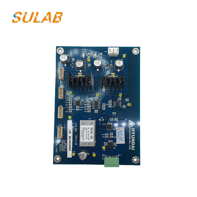 Hyundai Elevator PCB Board with Industrial FR-4 Flame-Retardant Substrate Multi-Stage Surge Suppression and Plug-and-Play Replacement Traction Motor Control Card