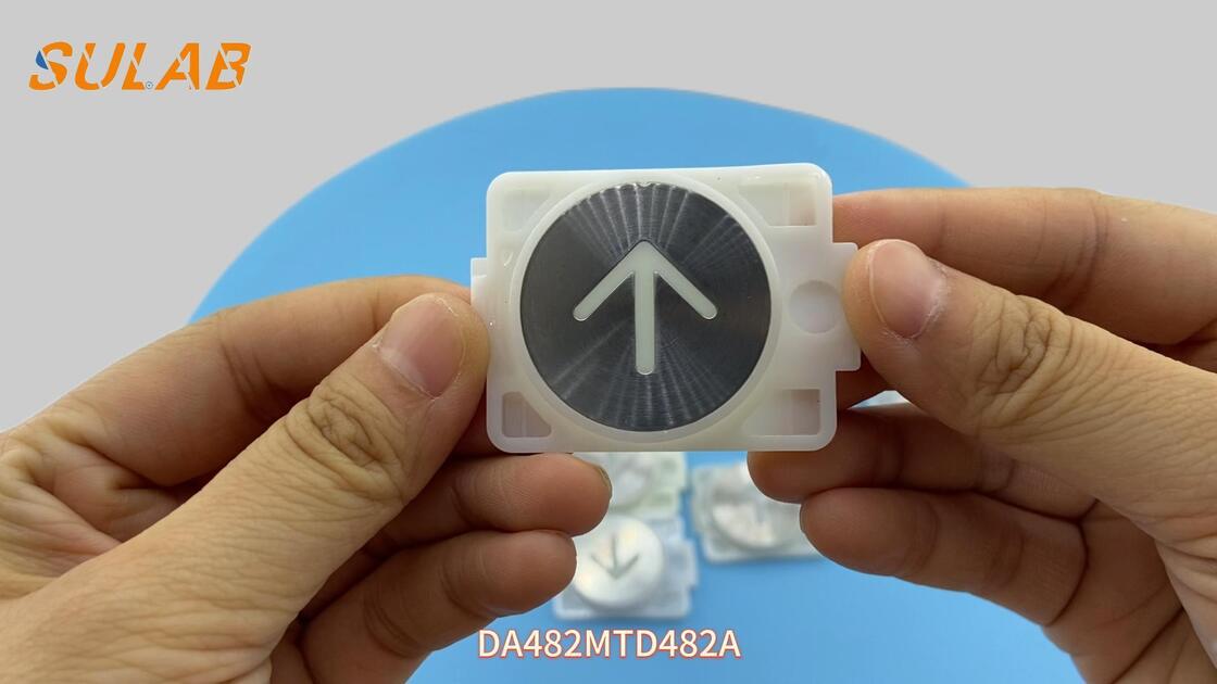 MITSUBISHI Elevator 35mm Stainless Steel Face Push Button DC24V LED For Car Hall Call Spare Part DA482 MTD482A