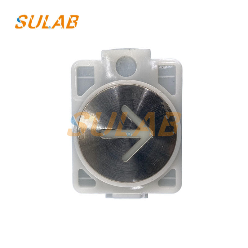 MITSUBISHI Elevator 35mm Stainless Steel Face Push Button DC24V LED For Car Hall Call Spare Part DA482 MTD482A