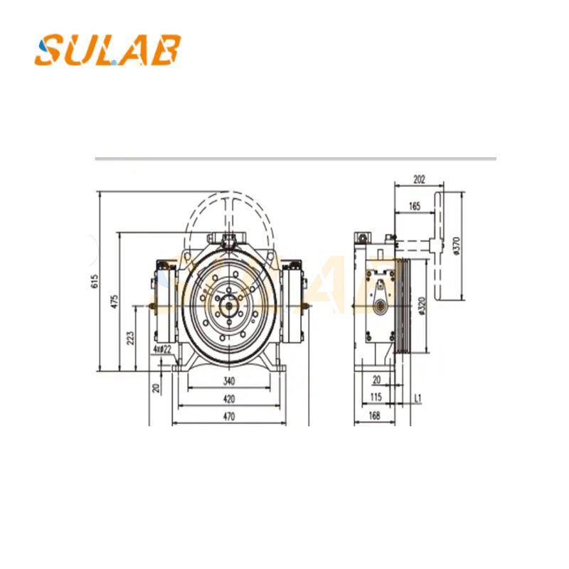 Elevator Main Unit Motor Montanaly Traction Machine MCK200 300 500 Series Full Series Custom-made Original Factory Direct Supply