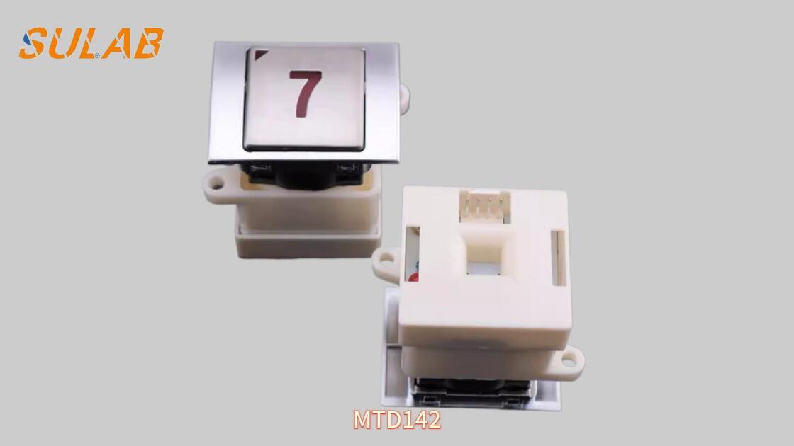 SIGMA MTD142 Square Elevator Button with Stainless Steel Face and DC24V LED for COP and Hall Landing Call