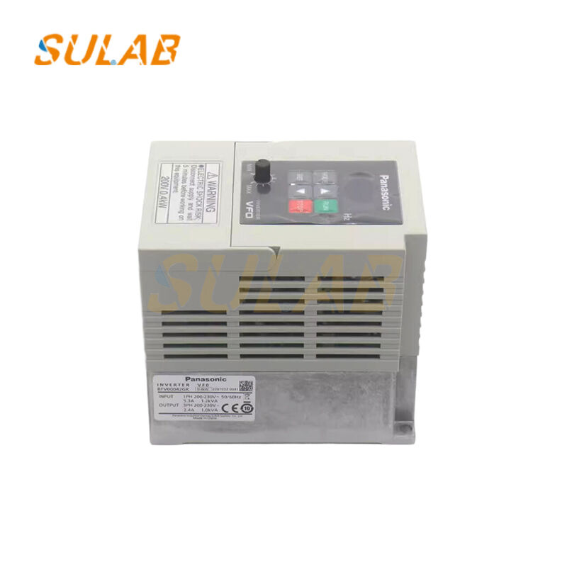 Panasonic BFV00042GK VFO Series 0.4kW 220V Inverter with PWM V/F Control for Elevator Door Operator Speed Controller