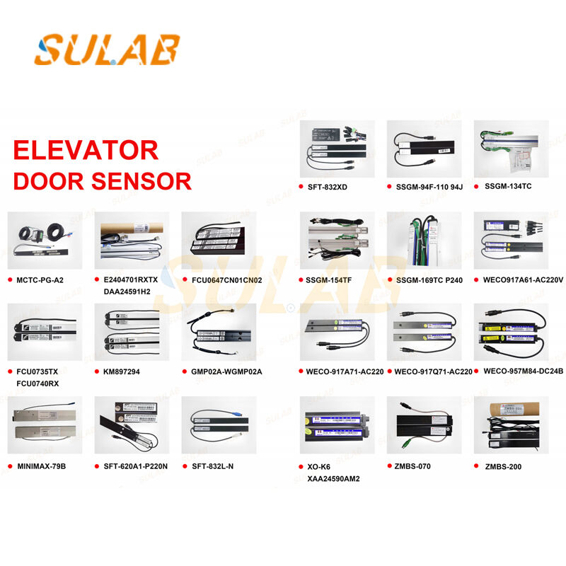 WECO-917R71-AC220 Elevator Infrared Light Curtain AC220V with IP54 Protection and Plug-and-Play Wiring for Lift Safety