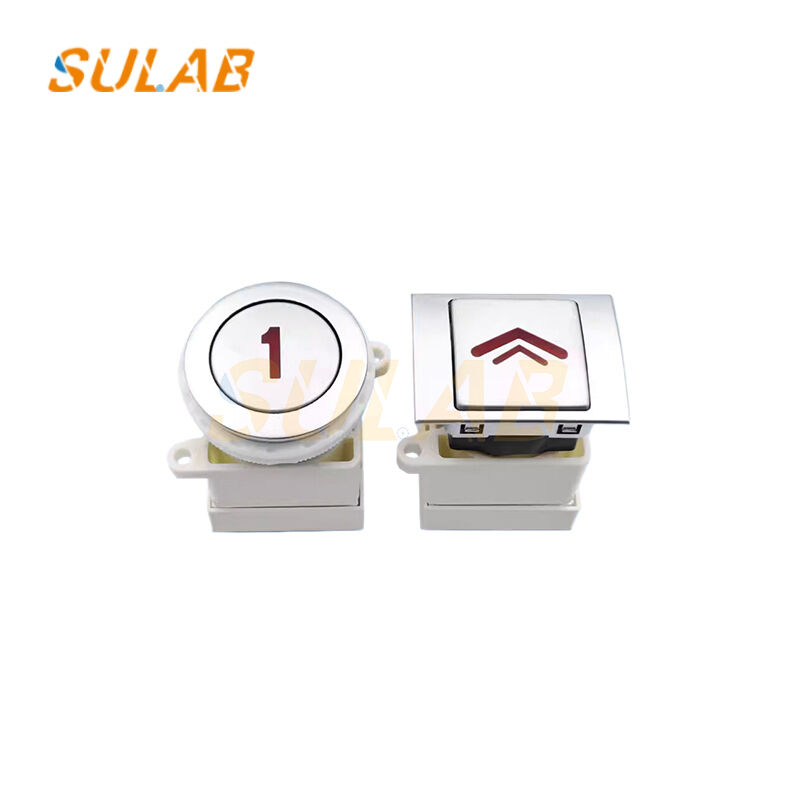 Round Elevator Push Button DC24V LED Light Call Button for LG Sigma Elevator COP LOP Panel