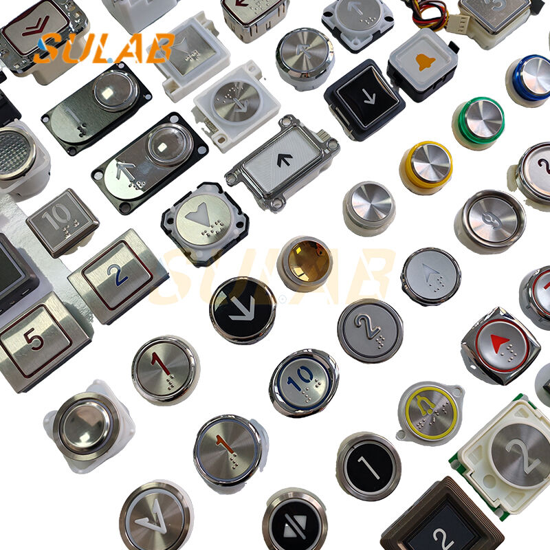 Round Elevator Push Button DC24V LED Light Call Button for LG Sigma Elevator COP LOP Panel