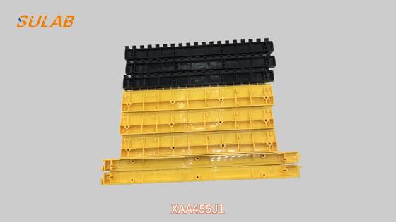 High-Grade ABS Plastic Escalator Step Demarcation Strip with 19-Tooth Snap-On Mounting and High-Brightness Yellow Safety Warning Edge for OTIS XAA455J1