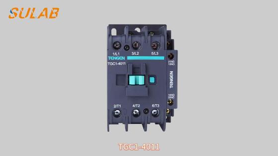 TGC1-4011 3-Pole AC Contactor 40A 1NO+1NC Auxiliary Contacts For Elevator Control Cabinet Motor Circuit